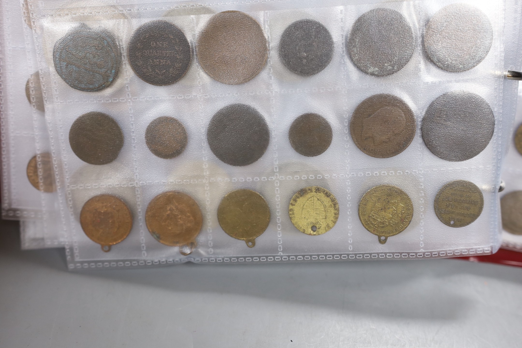 An album of British, Commonwealth and world coins including